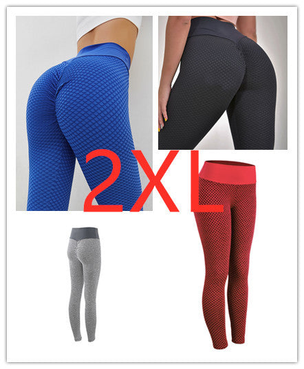 Plaid Leggings Fitness Pants Women's Seamless High Waist Breathable Gym Leggings