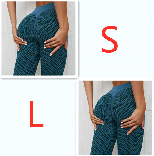 Plaid Leggings Fitness Pants Women's Seamless High Waist Breathable Gym Leggings