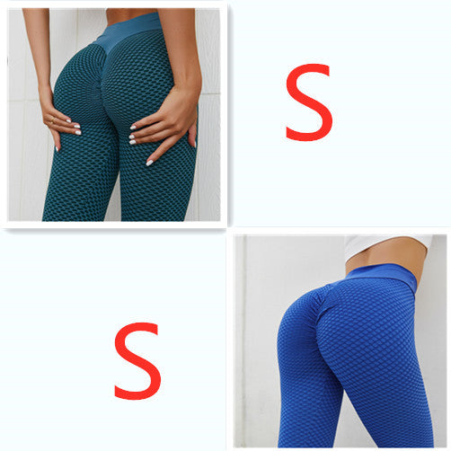 Plaid Leggings Fitness Pants Women's Seamless High Waist Breathable Gym Leggings