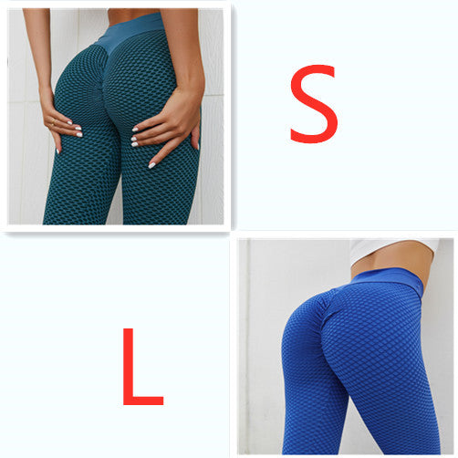 Plaid Leggings Fitness Pants Women's Seamless High Waist Breathable Gym Leggings