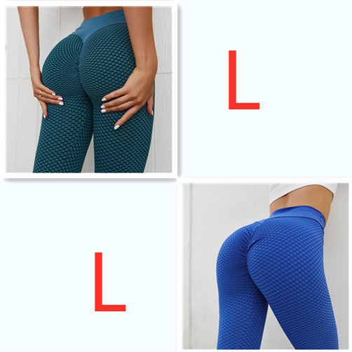 Plaid Leggings Fitness Pants Women's Seamless High Waist Breathable Gym Leggings