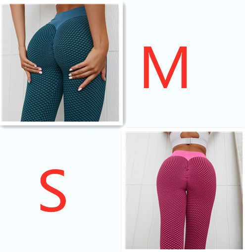 Plaid Leggings Fitness Pants Women's Seamless High Waist Breathable Gym Leggings