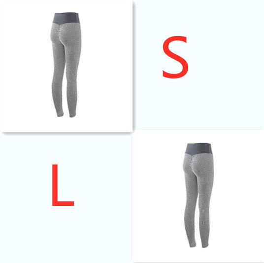 Plaid Leggings Fitness Pants Women's Seamless High Waist Breathable Gym Leggings