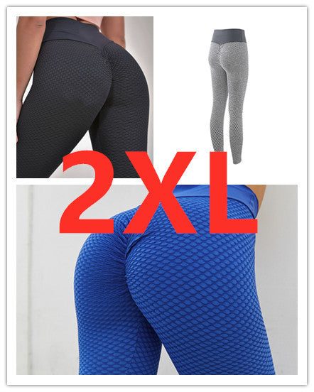 Plaid Leggings Fitness Pants Women's Seamless High Waist Breathable Gym Leggings