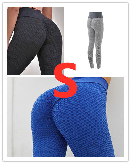 Plaid Leggings Fitness Pants Women's Seamless High Waist Breathable Gym Leggings