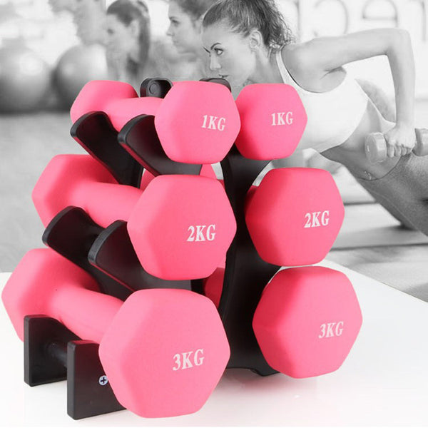 Fitness hantel rack