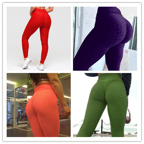 Leggings Frauen Turnhalle Hohe Taille Push Up Yoga Hosen Jacquard Fitness Legging Laufen Hosen Frau Engen Sport Hosen