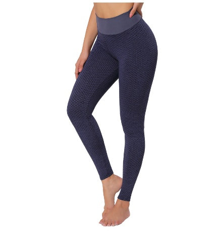 Plaid Leggings Fitness Pants Women's Seamless High Waist Breathable Gym Leggings